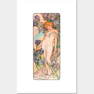 The Flower Series, Iris (1898) Posters and Art